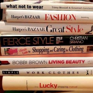 BOOKS fashion designers, beauty, shopping, style - 4 book lot